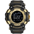SMAEL 1802 Sport style men digital wrist watches led multi-functional silicone strap nice digital watches